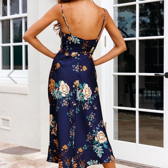 Blue floral Hello Molly Dress - Picture 1 of 4